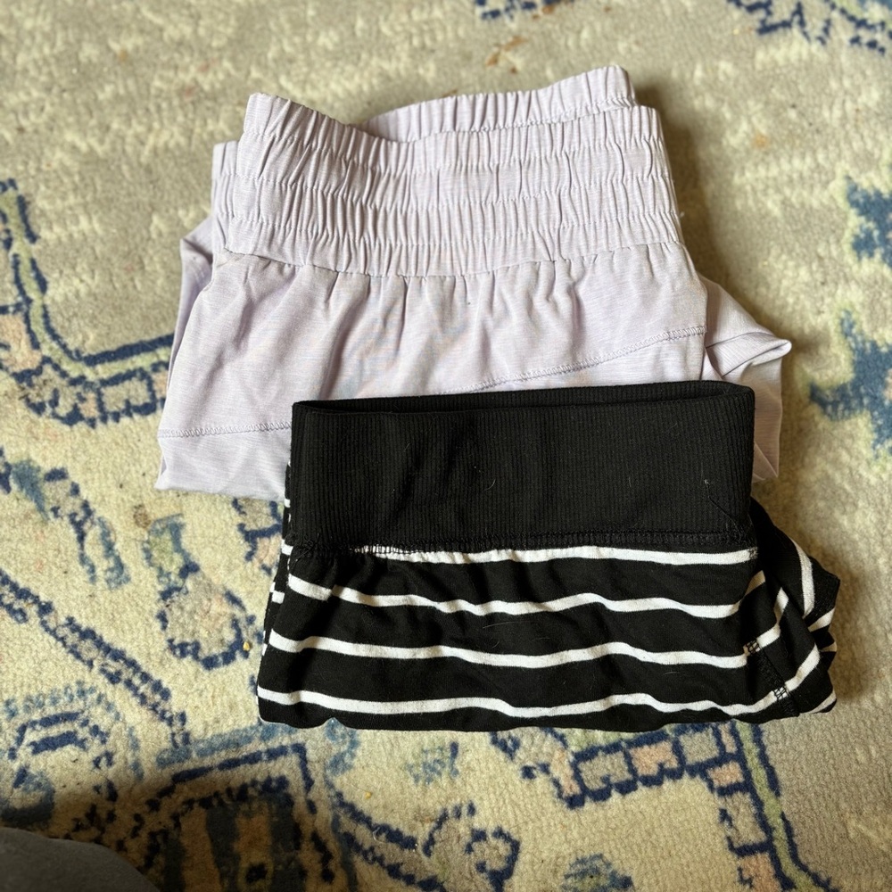 Two pairs athletic shorts